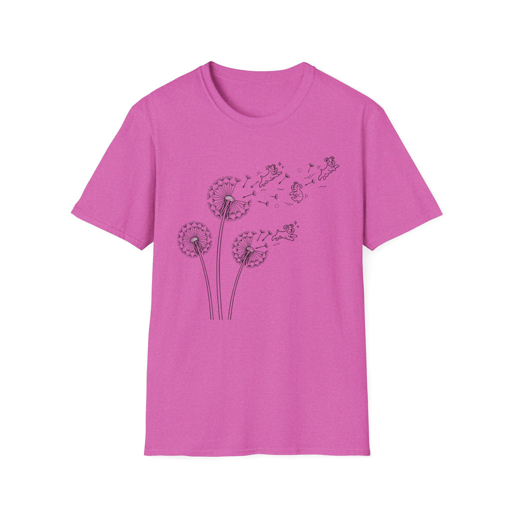 Dandelion Flight_BLACK T‑Shirt