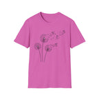 Dandelion Flight_BLACK T‑Shirt