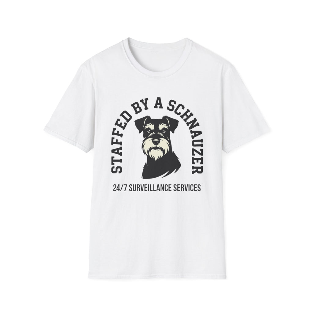 Staffed By A Schnauzer T-Shirt