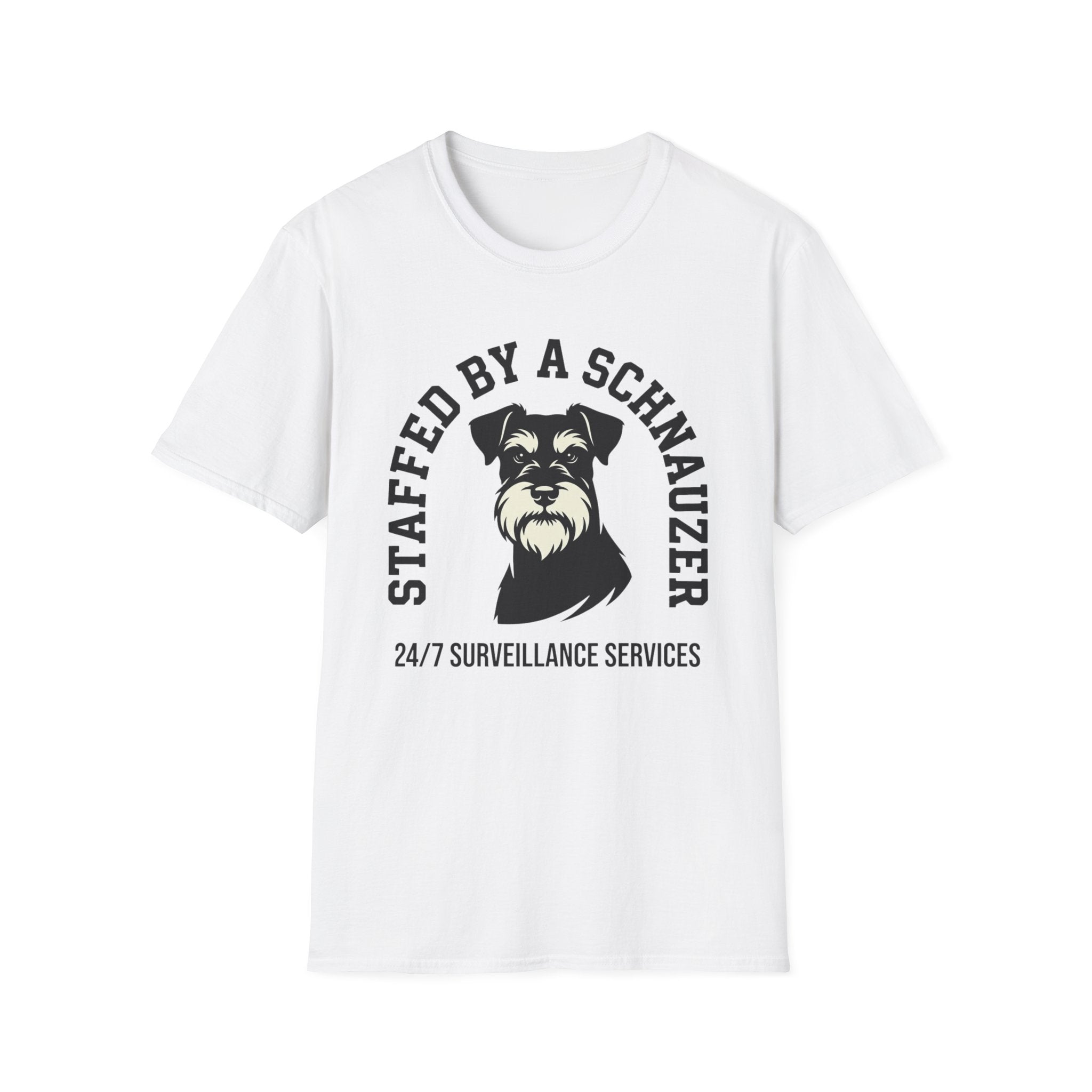 Staffed By A Schnauzer T-Shirt