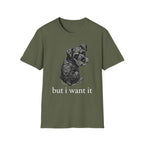 but i want it_White cutout T-Shirt