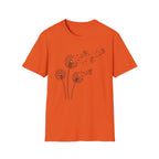 Dandelion Flight_BLACK T‑Shirt