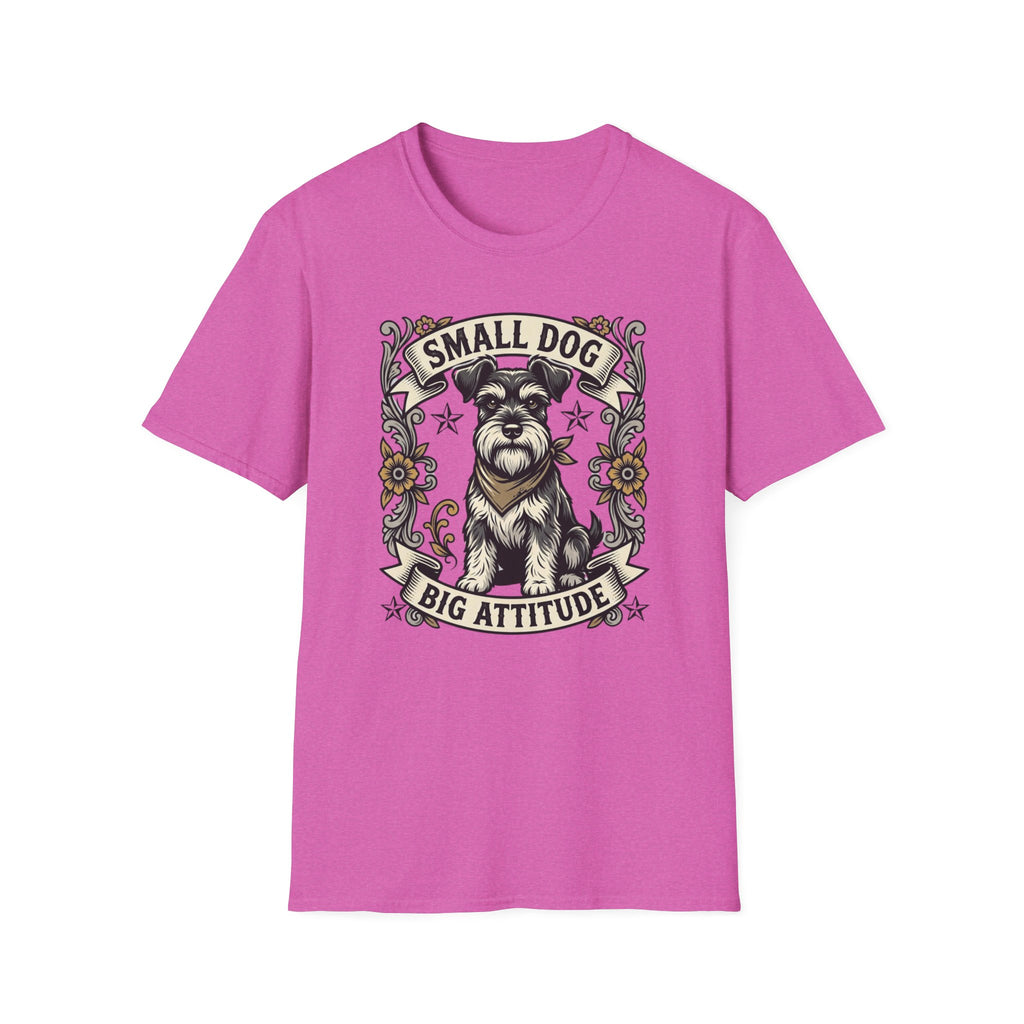 Small Dog Big Attitude T‑Shirt