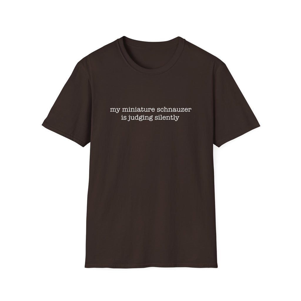 judging silently_WHITE T-Shirt