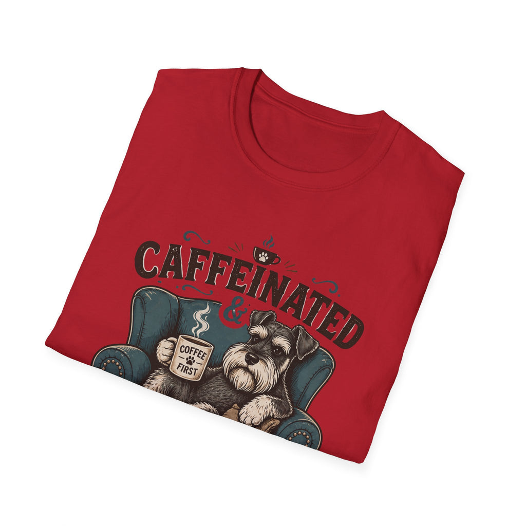 Caffeinated & Schnauzer-Obsessed T-Shirt