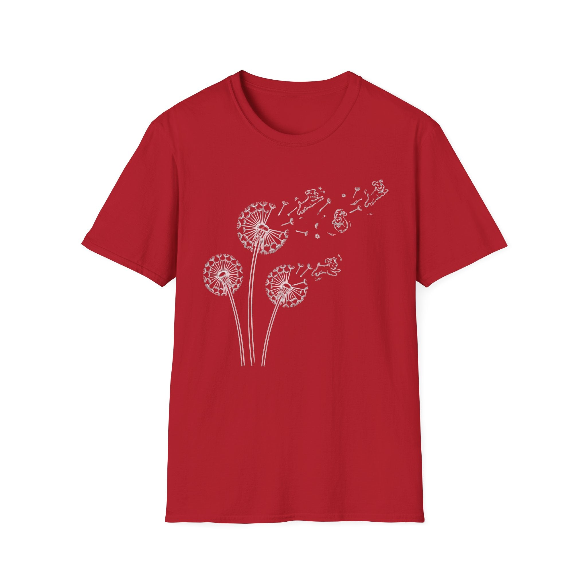 Dandelion Flight_WHITE T-Shirt