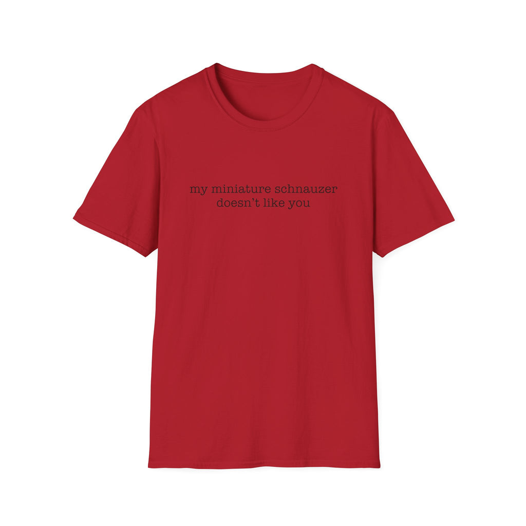 doesnt like you_BLACK T‑Shirt