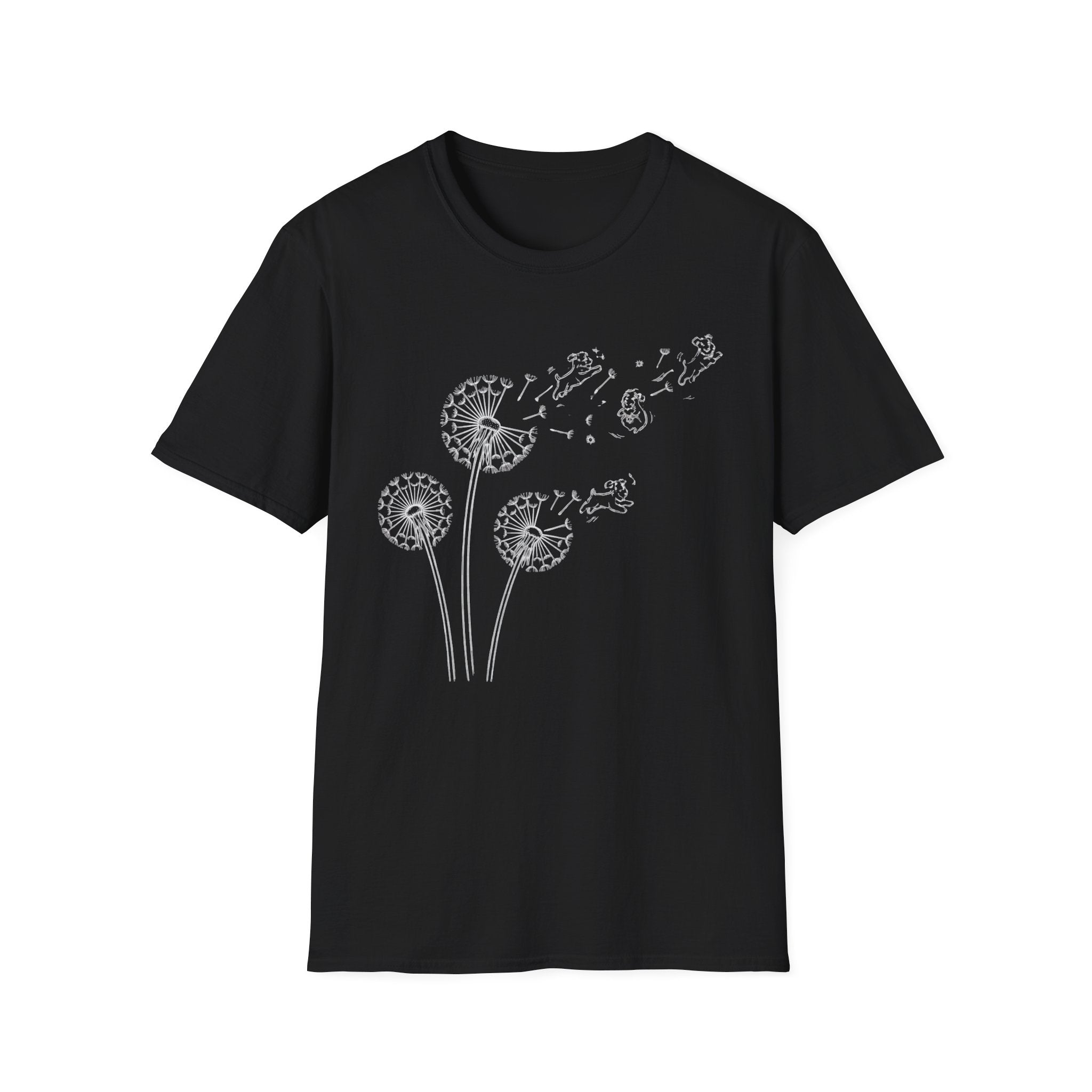 Dandelion Flight_WHITE T-Shirt
