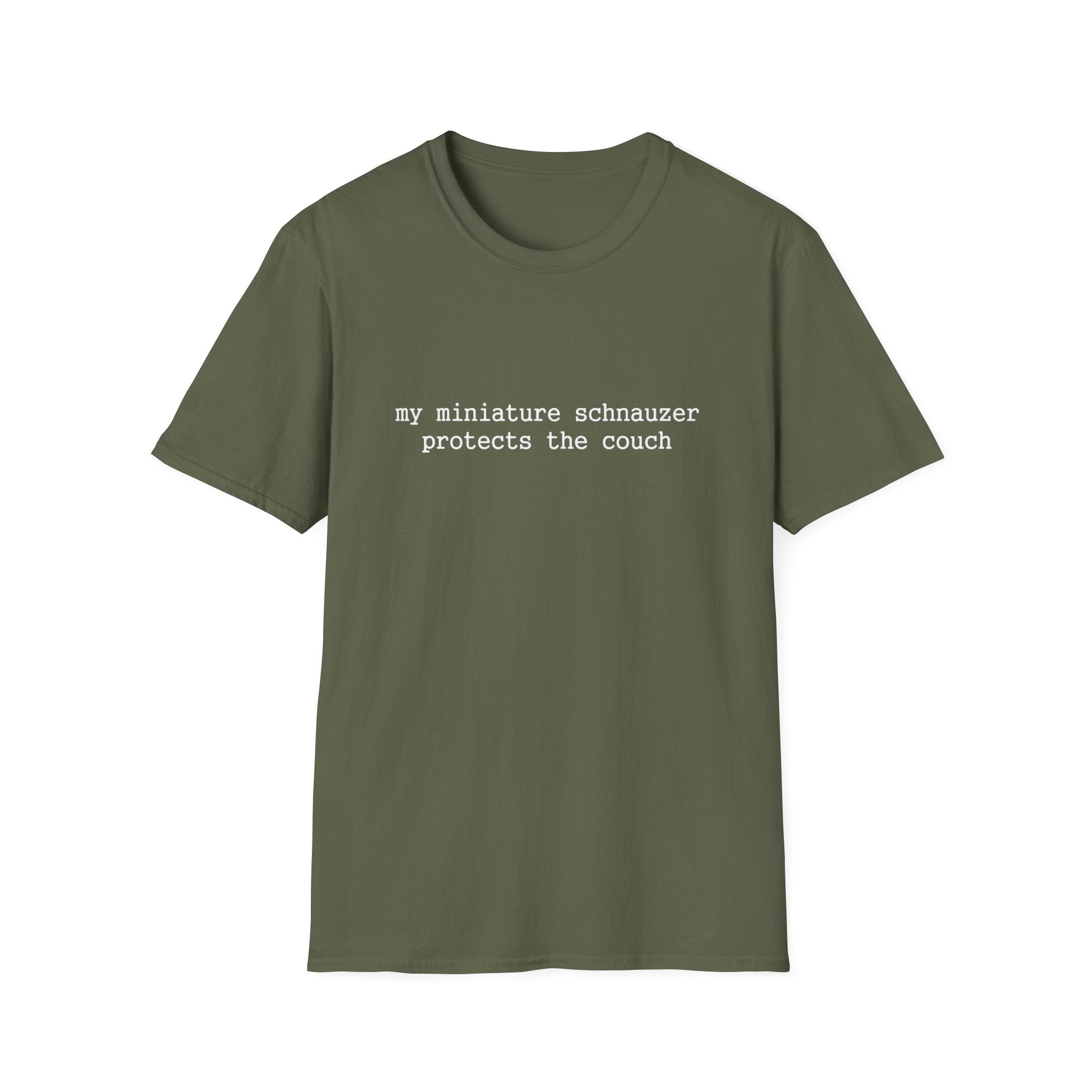 protects the couch_WHITE T-Shirt