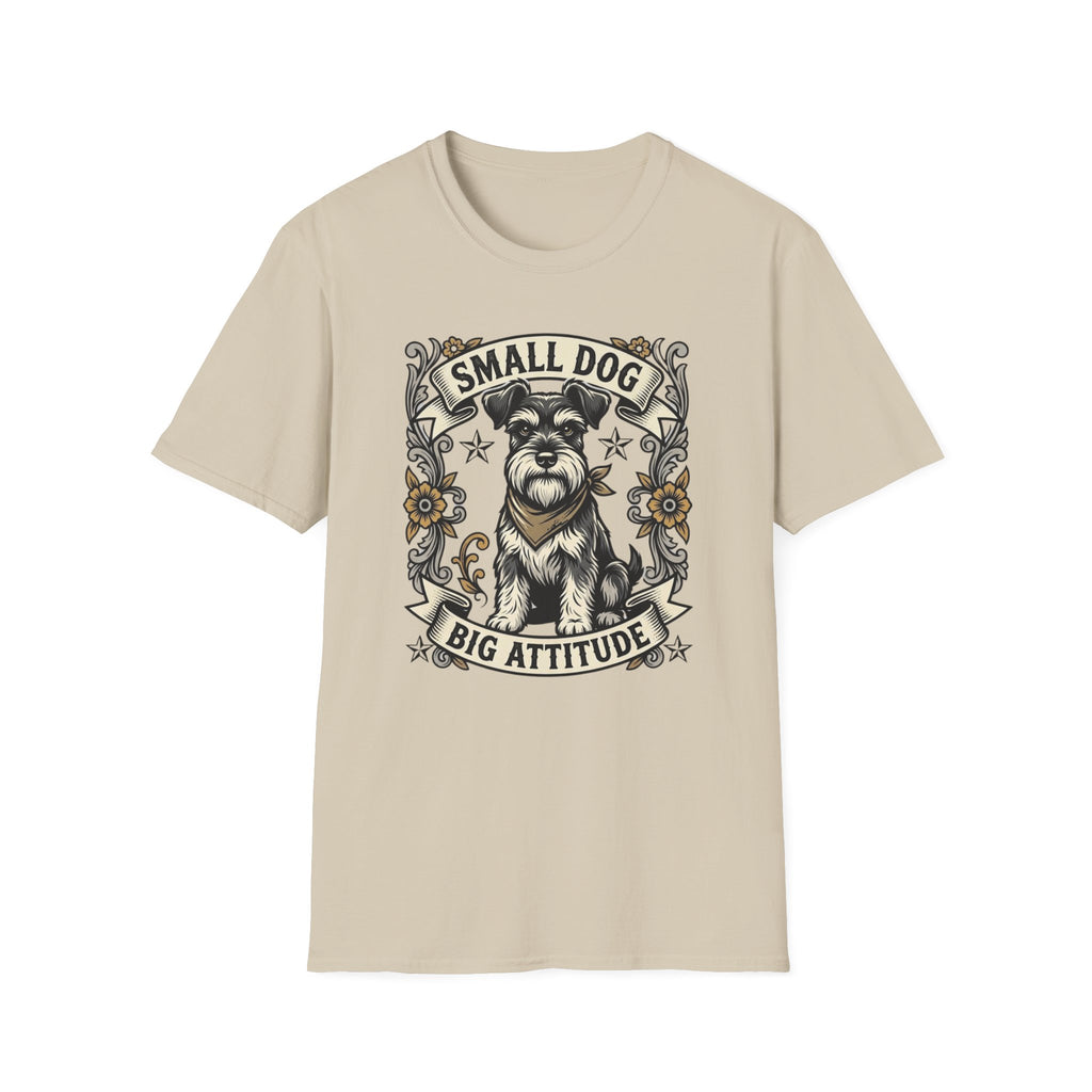 Small Dog Big Attitude T‑Shirt