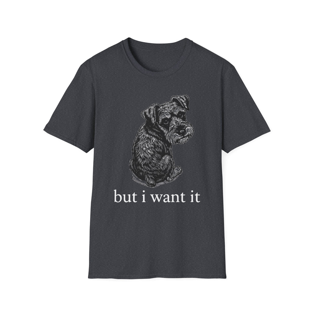 but i want it_White cutout T-Shirt