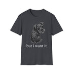 but i want it_White cutout T-Shirt