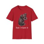 but i want it_White cutout T-Shirt