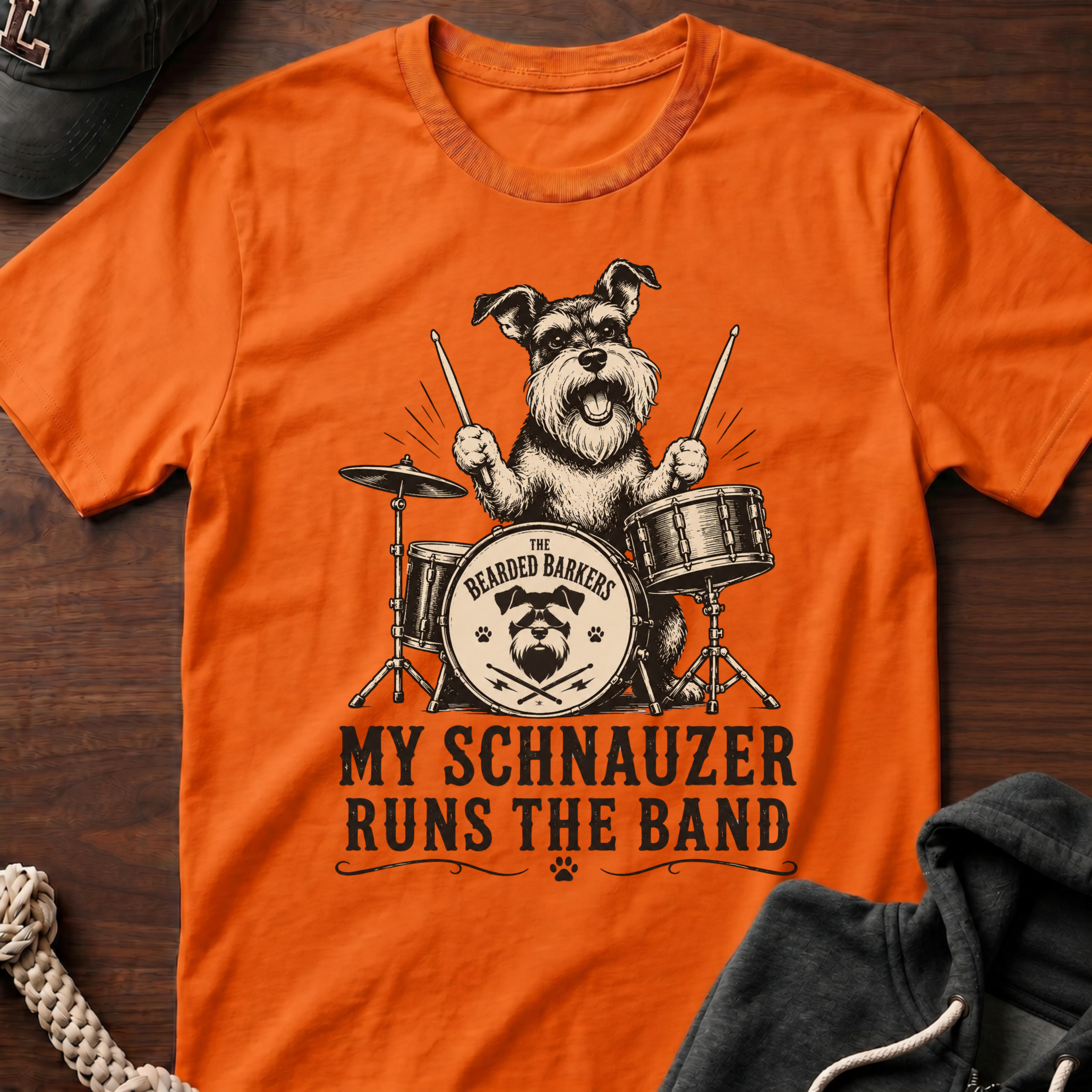 Runs The Band_Barkers T-Shirt