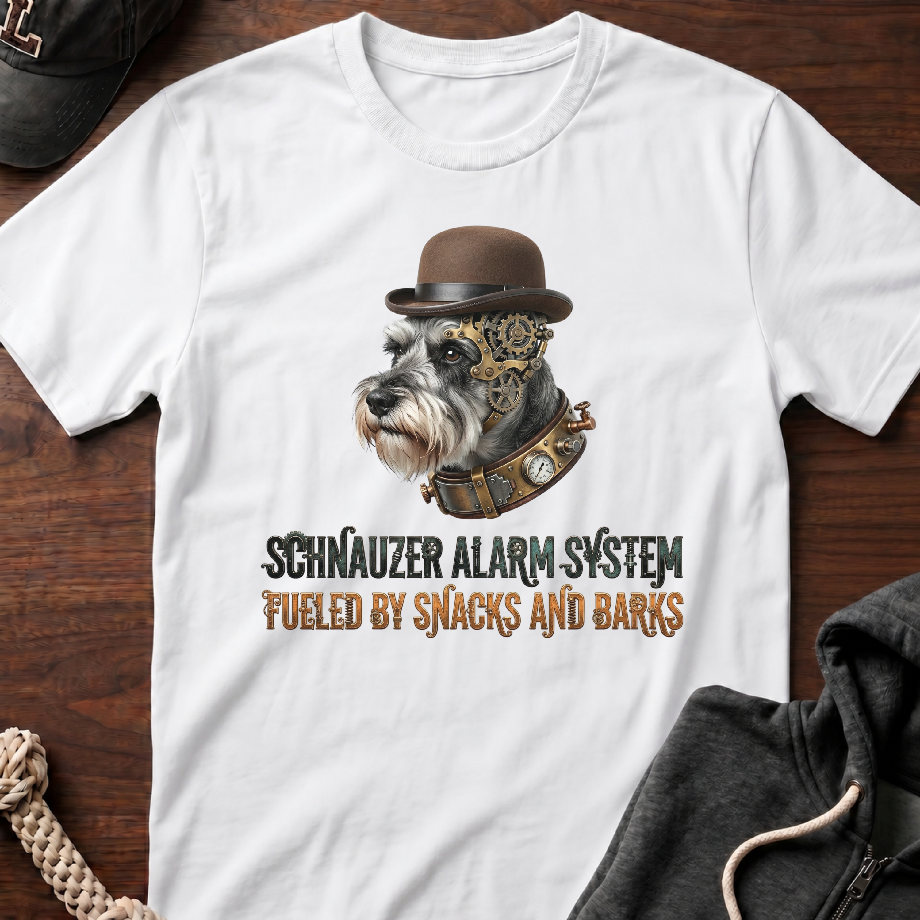 Schnauzer Alarm System T-Shirt
