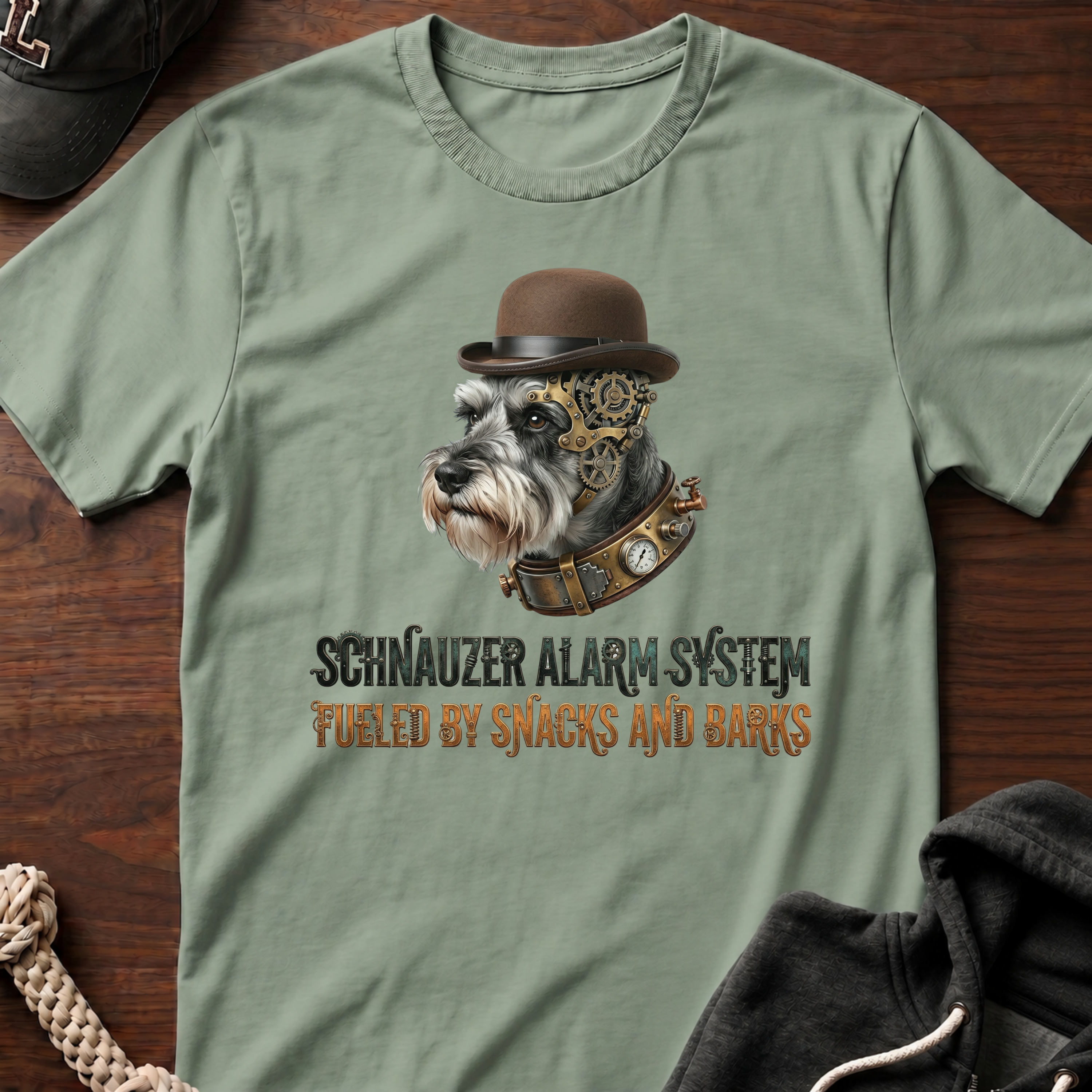 Schnauzer Alarm System T-Shirt
