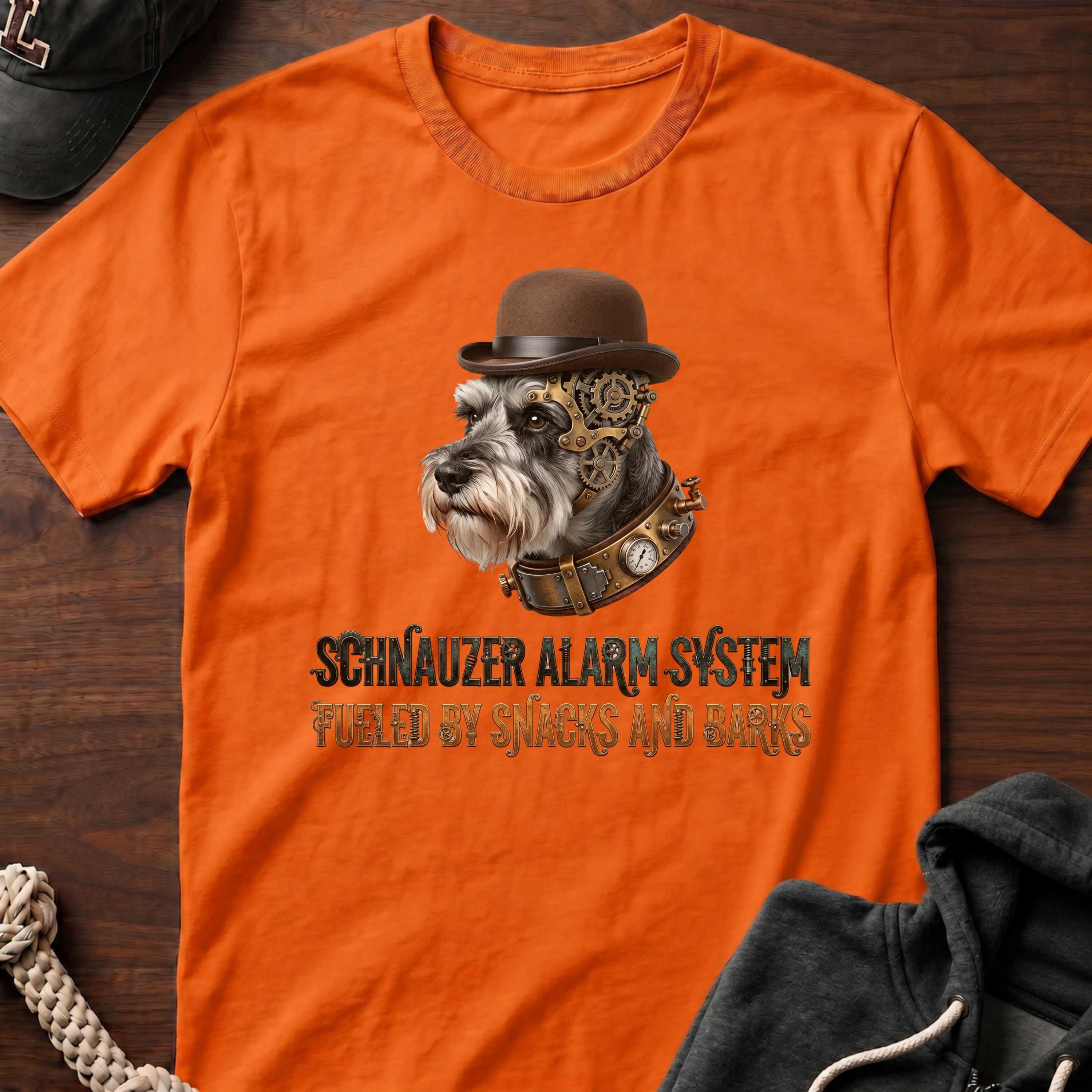 Schnauzer Alarm System T-Shirt