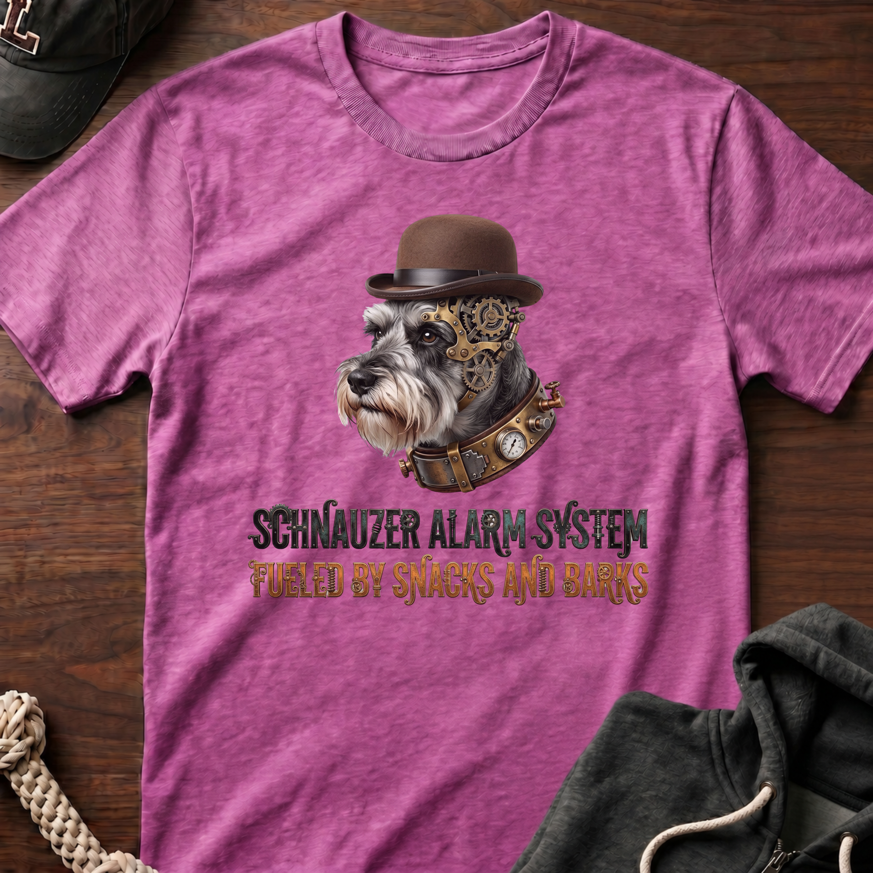 Schnauzer Alarm System T-Shirt