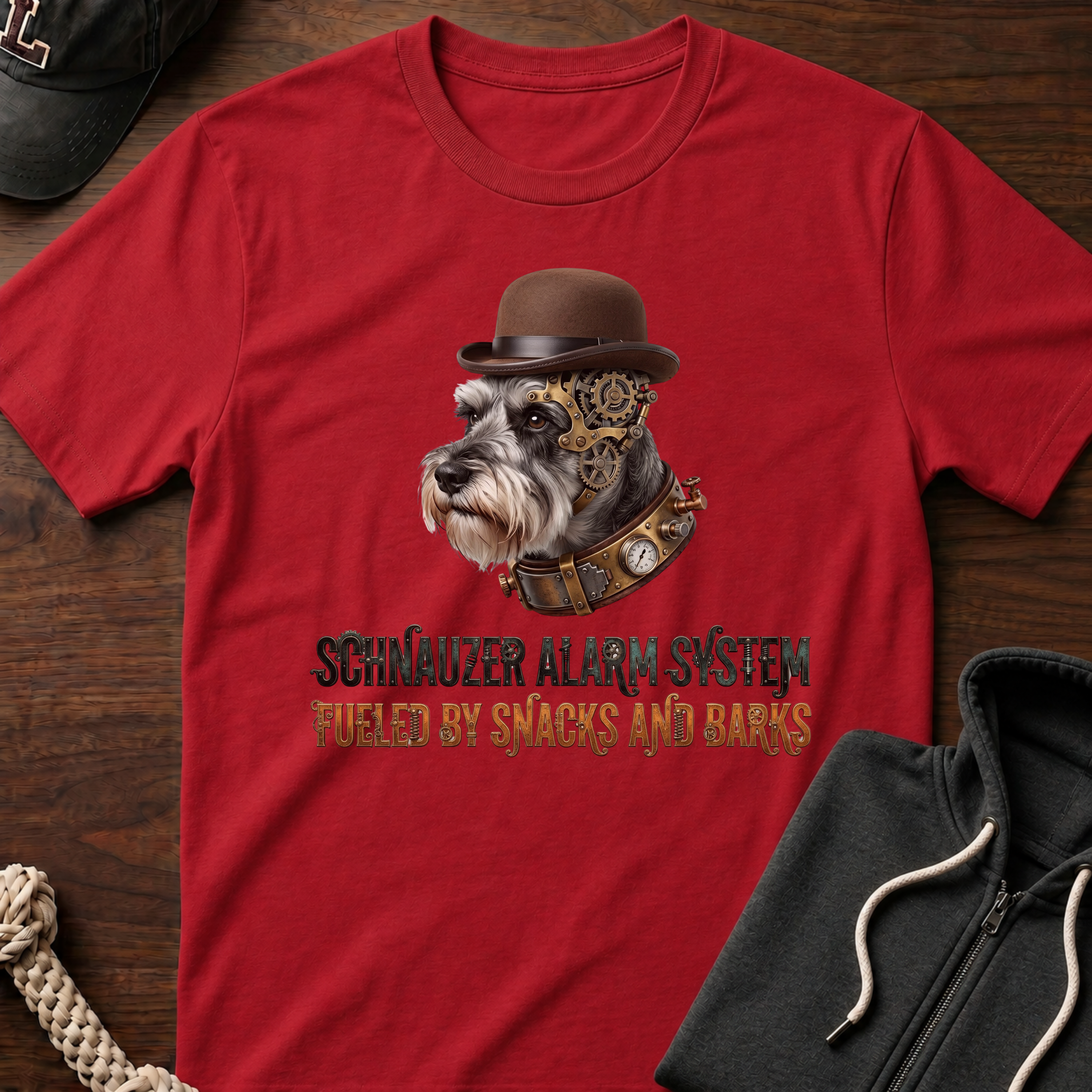 Schnauzer Alarm System T-Shirt