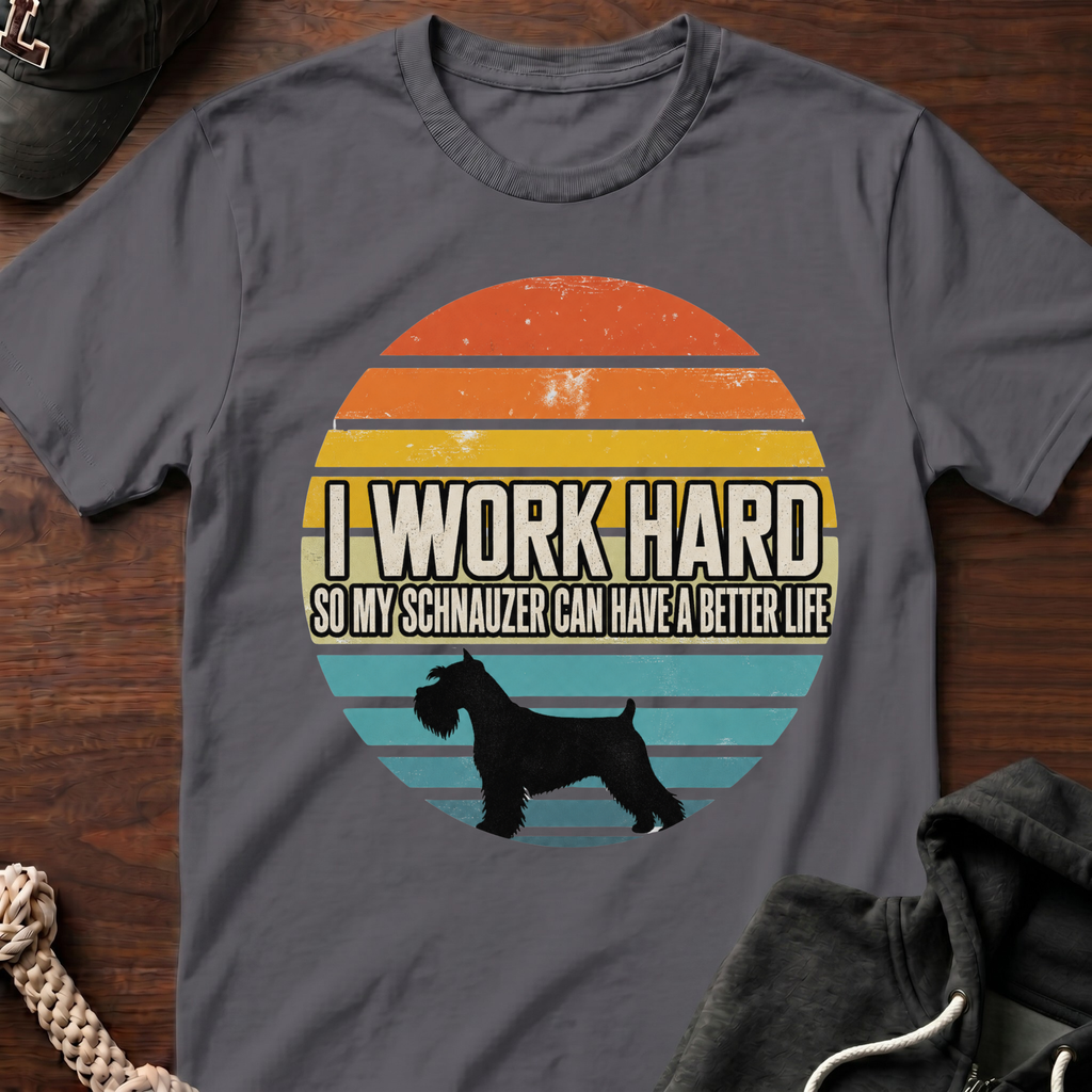 I Work Hard Sunset T-Shirt