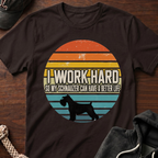 I Work Hard Sunset T-Shirt