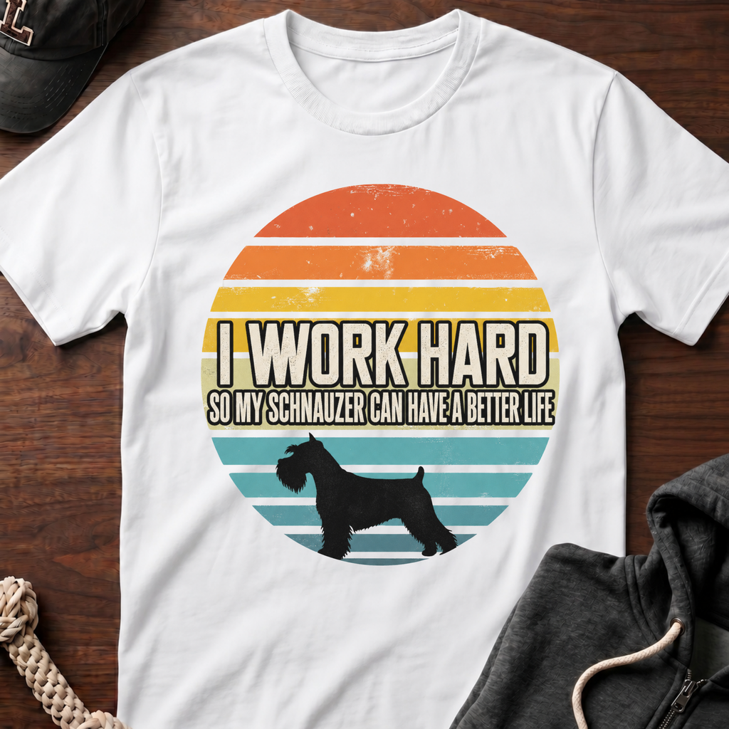 I Work Hard Sunset T-Shirt