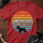 I Work Hard Sunset T-Shirt
