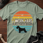 I Work Hard Sunset T-Shirt