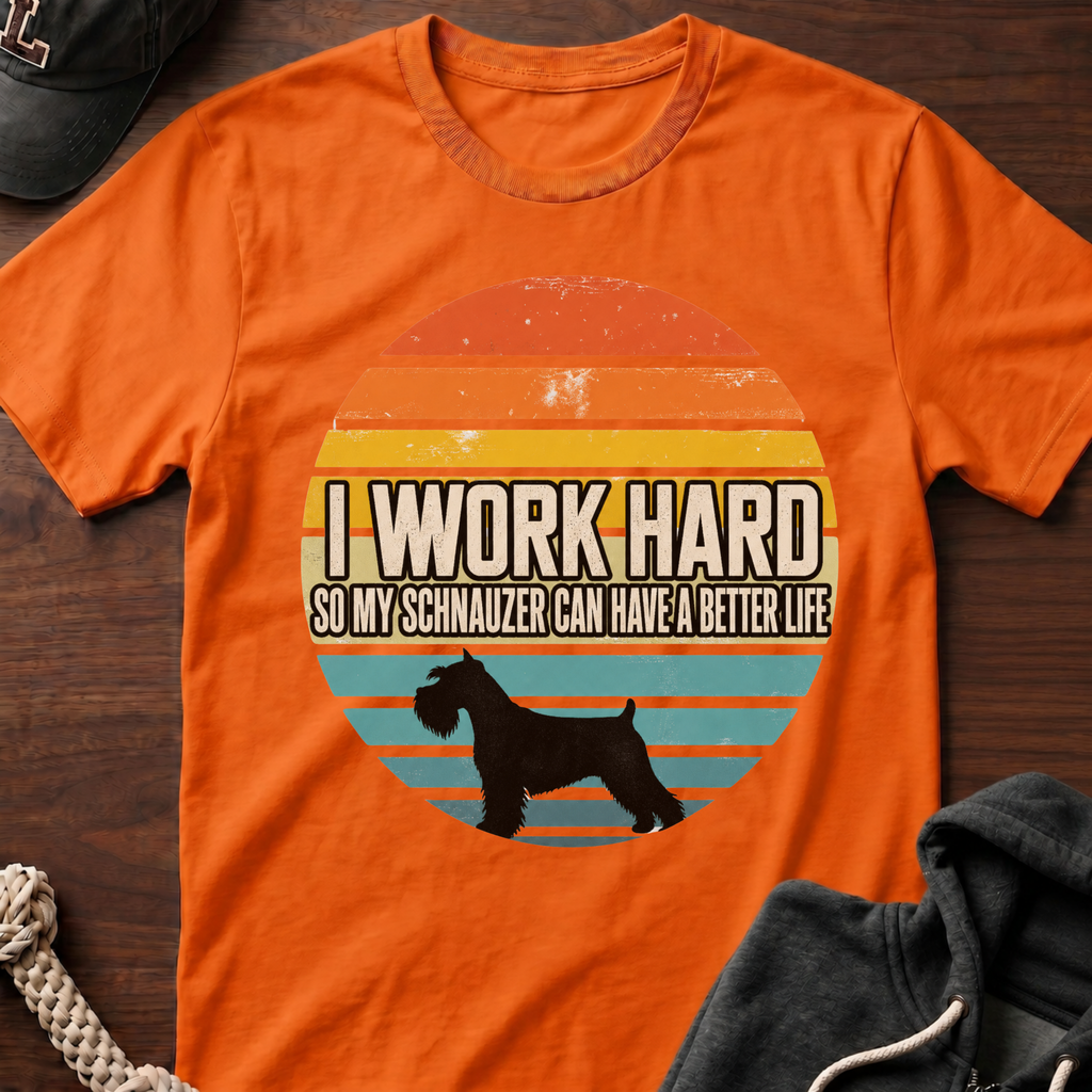I Work Hard Sunset T-Shirt