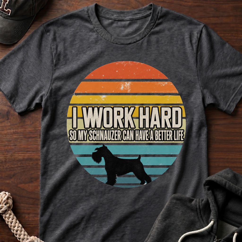 I Work Hard Sunset T-Shirt