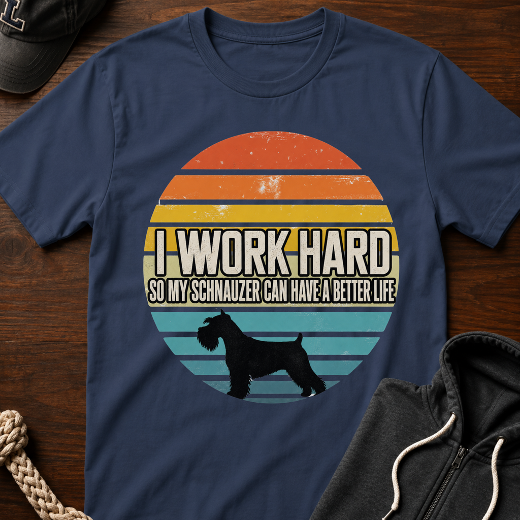 I Work Hard Sunset T-Shirt