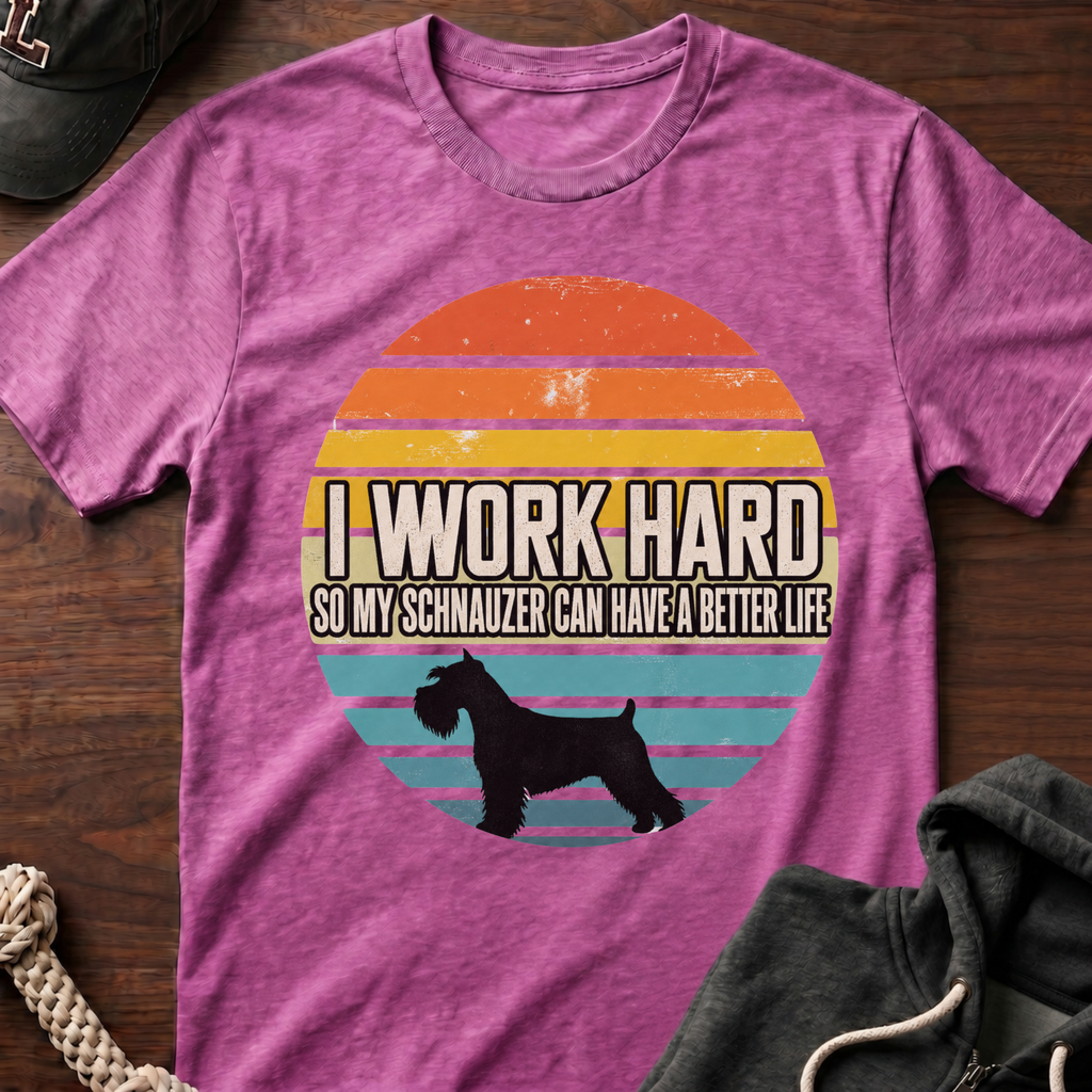 I Work Hard Sunset T-Shirt