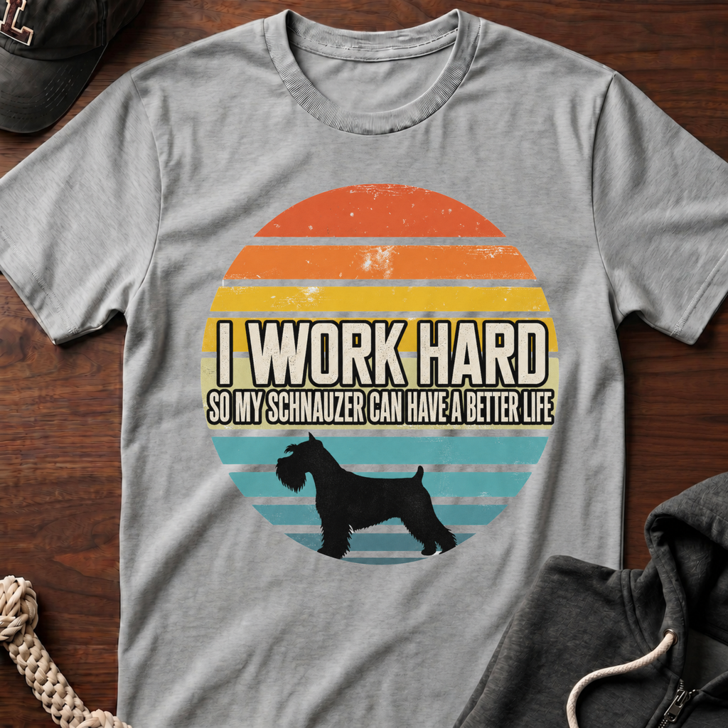 I Work Hard Sunset T-Shirt