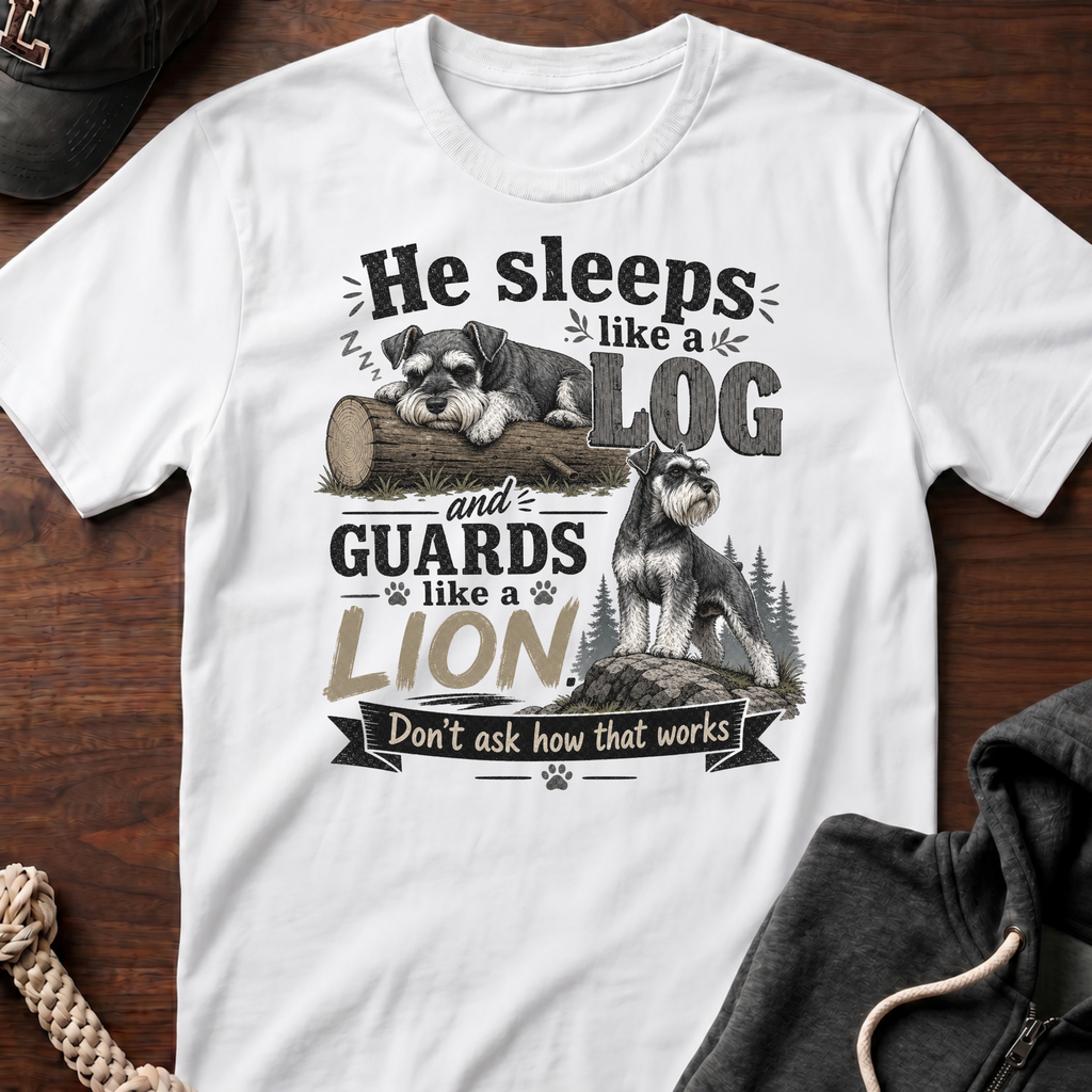 He sleeps like a log T-Shirt