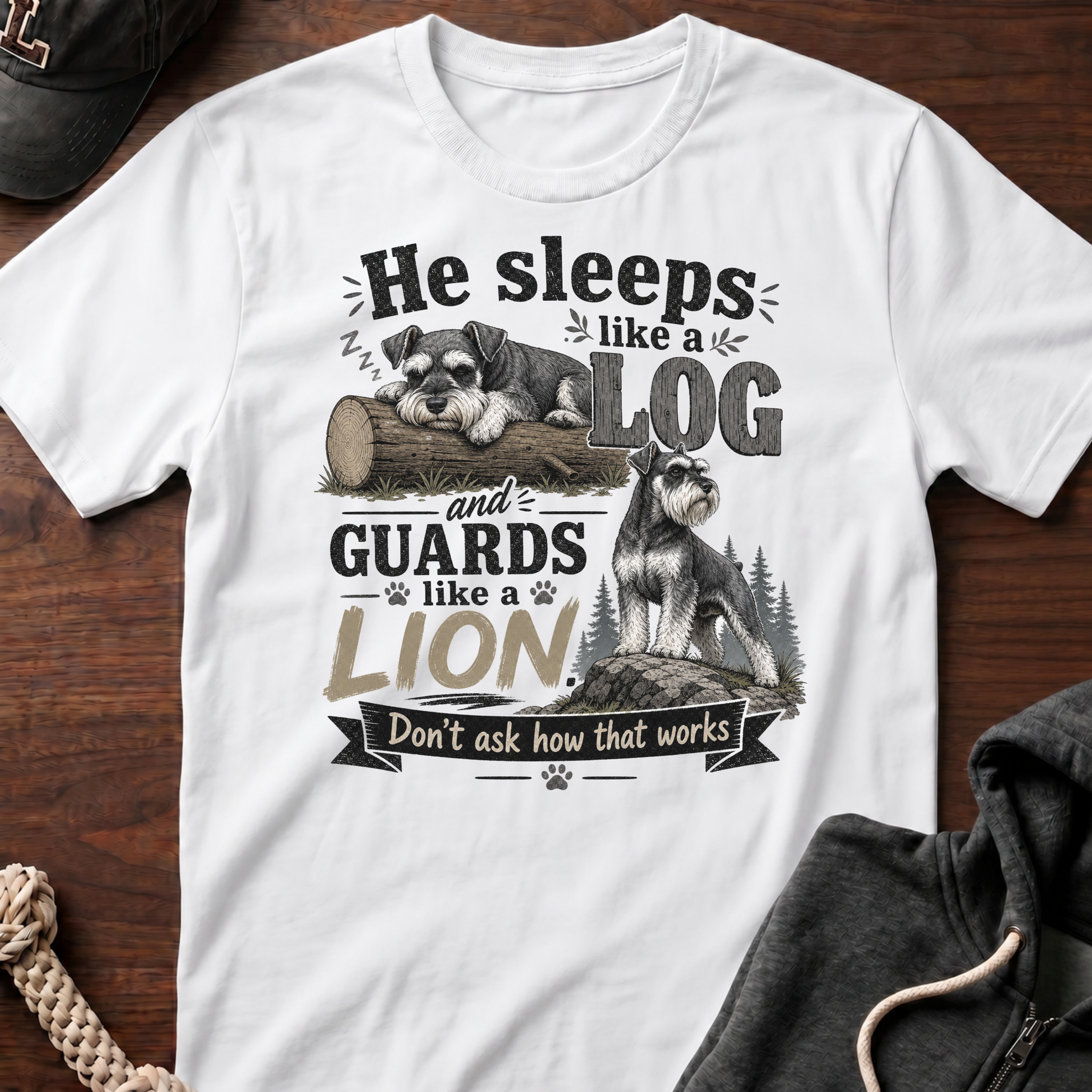 He sleeps like a log T-Shirt