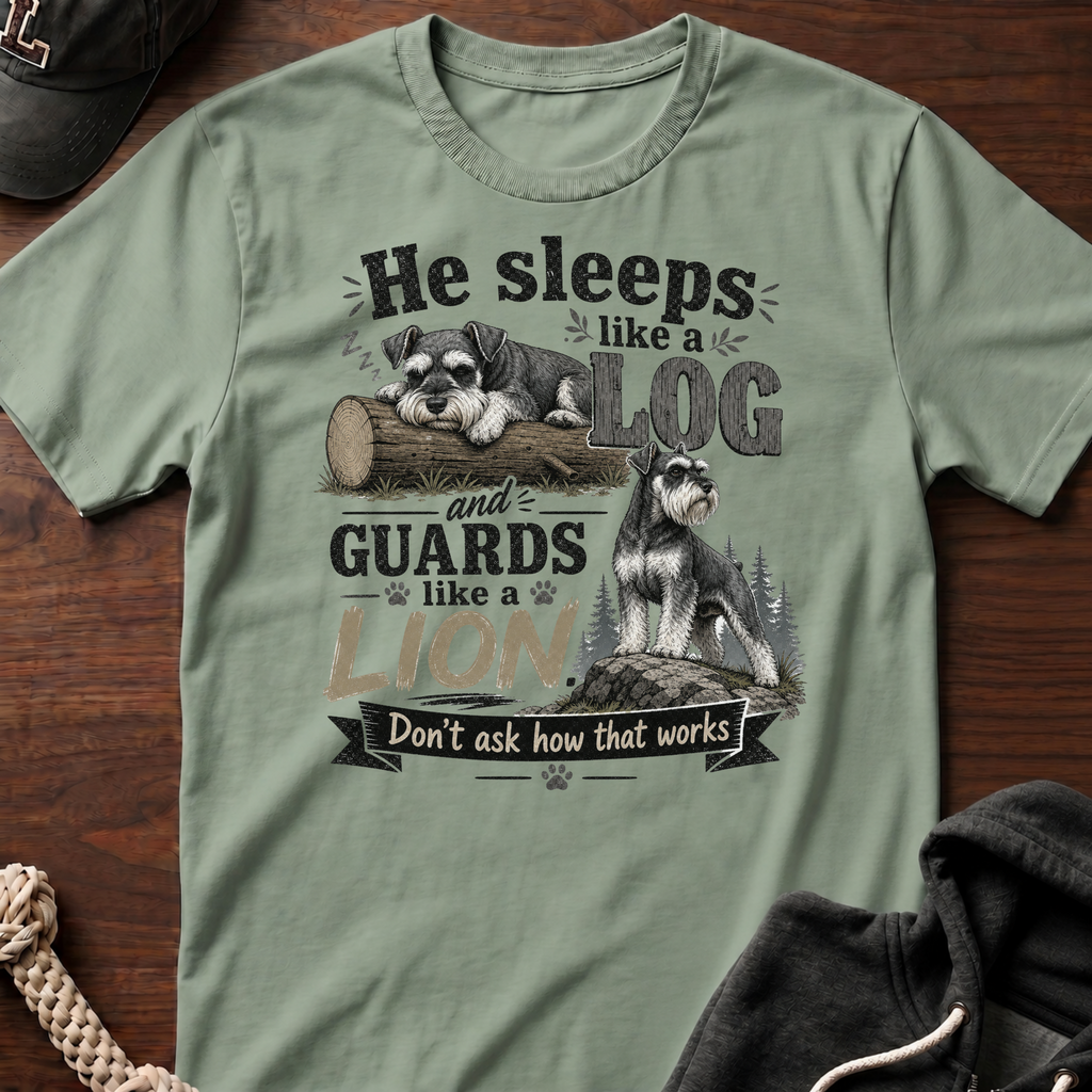 He sleeps like a log T-Shirt