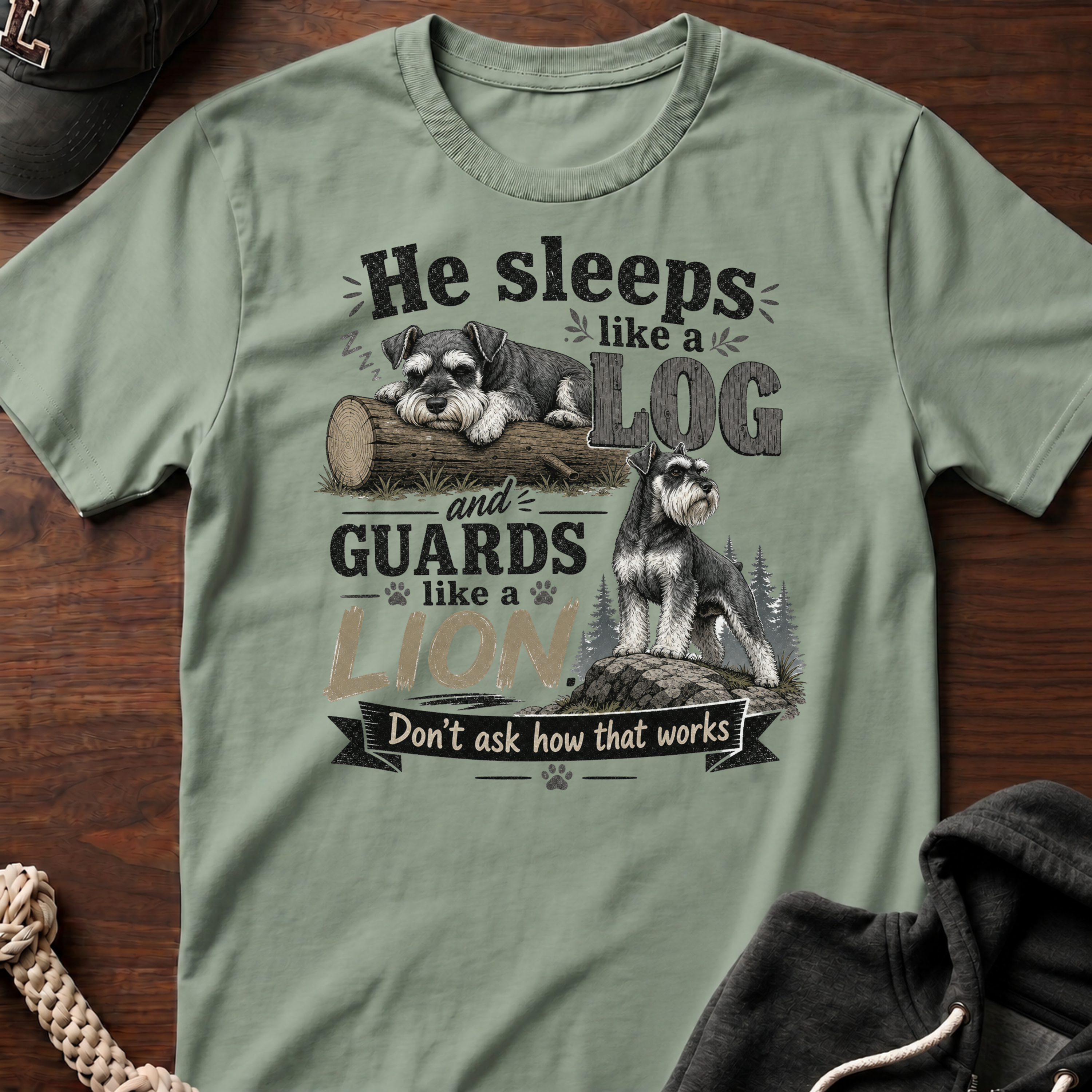 He sleeps like a log T-Shirt