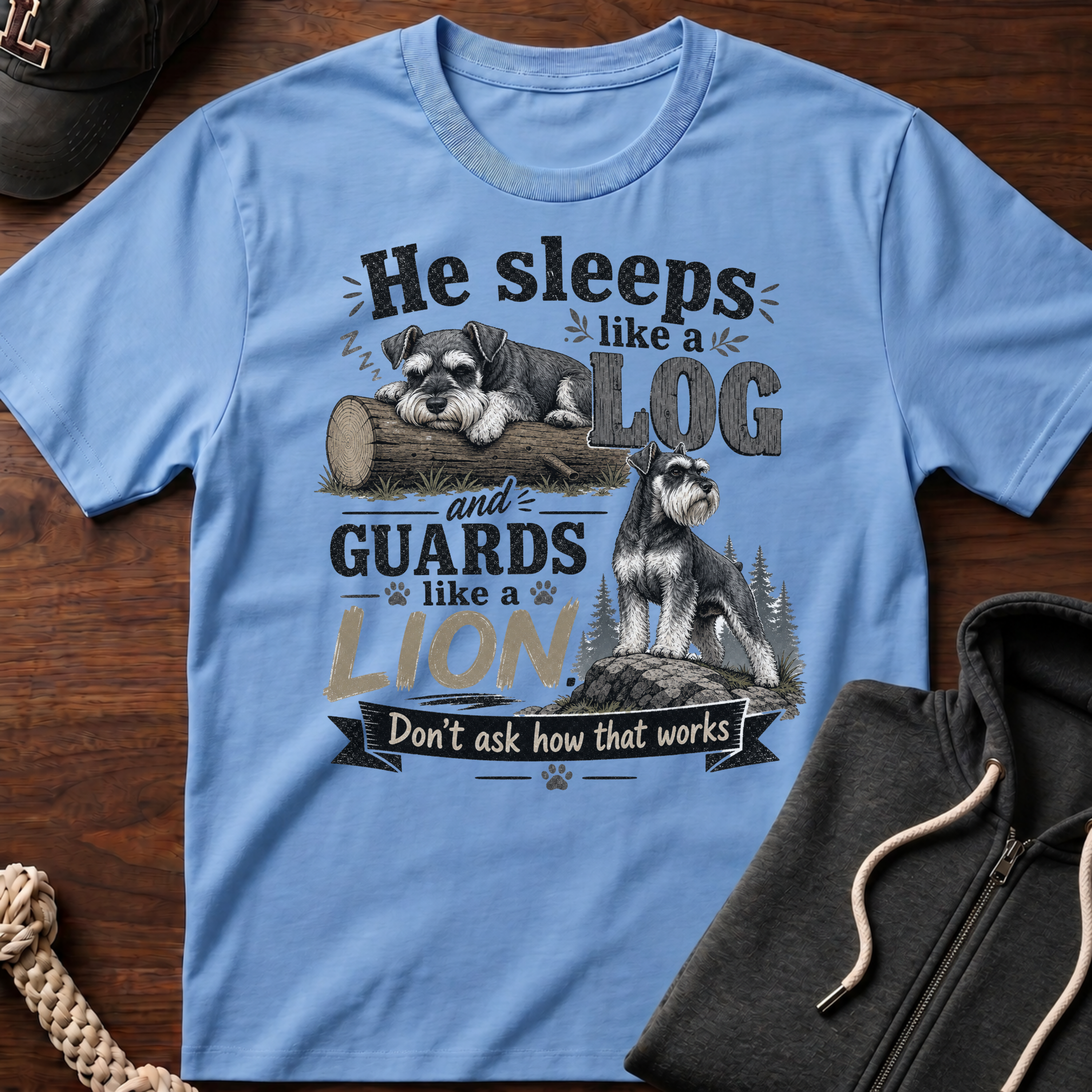He sleeps like a log T-Shirt