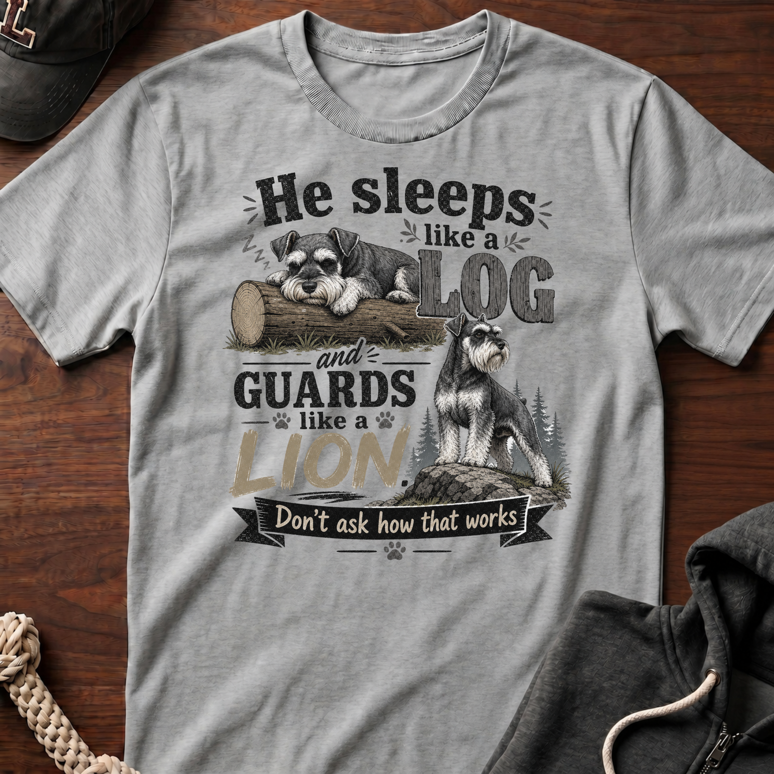 He sleeps like a log T-Shirt