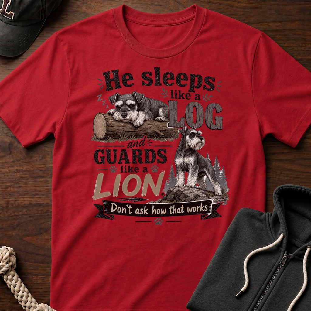 He sleeps like a log T-Shirt