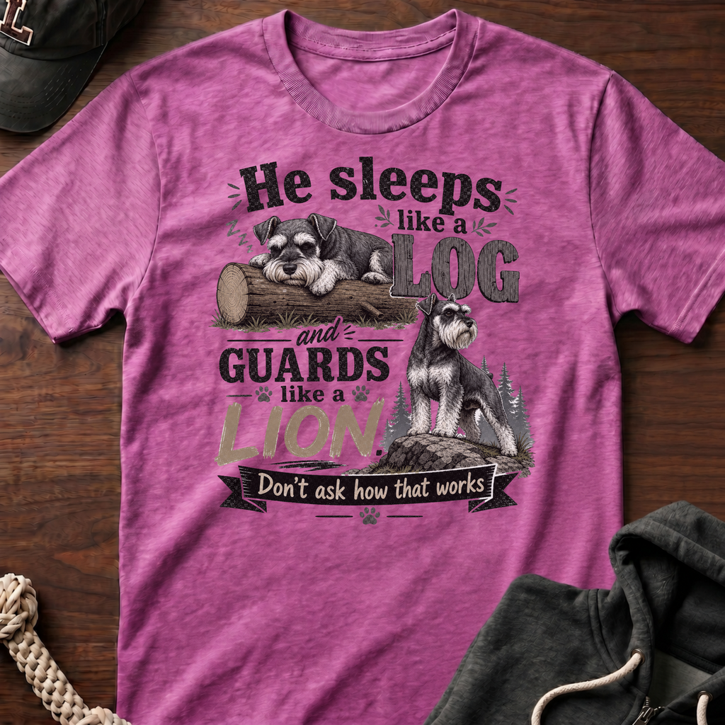 He sleeps like a log T-Shirt