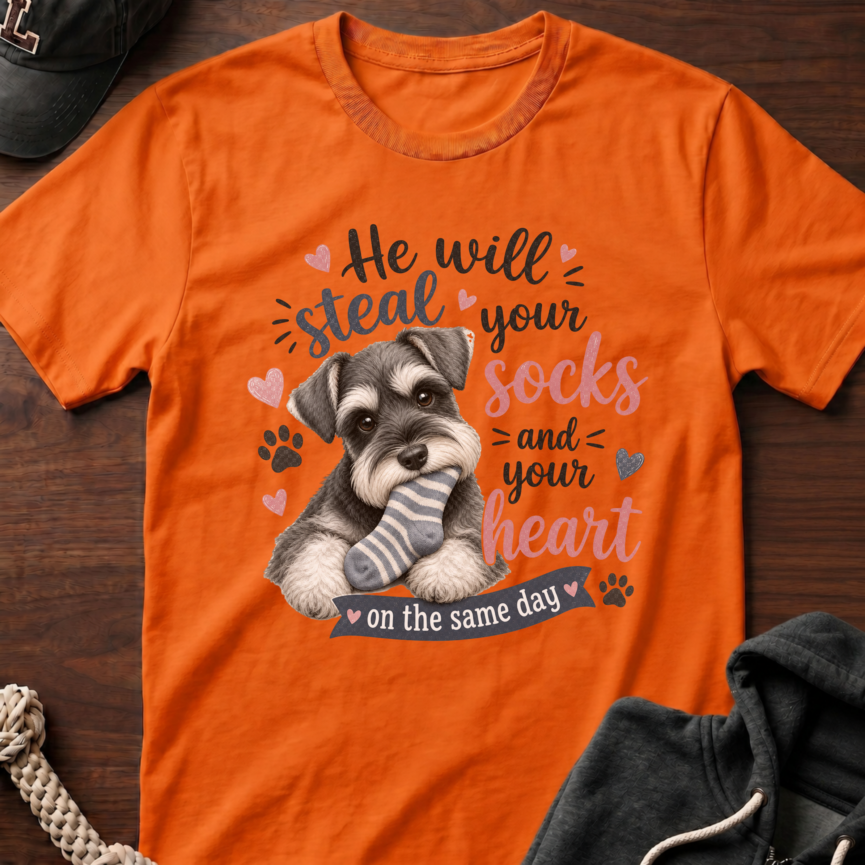 He will steal your socks T-Shirt