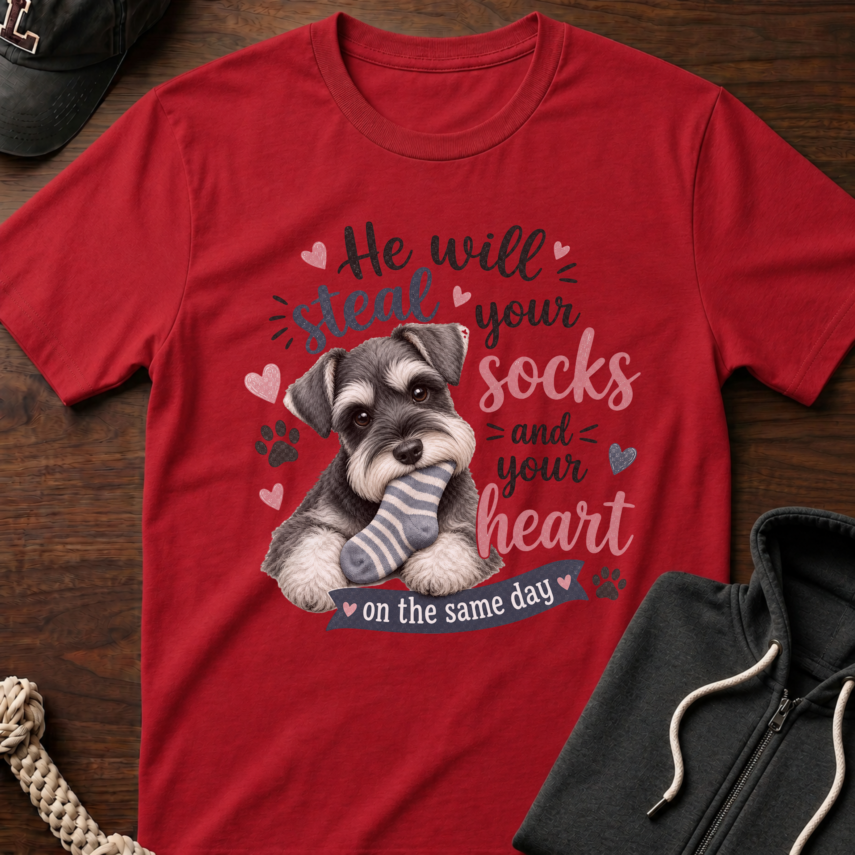 He will steal your socks T-Shirt