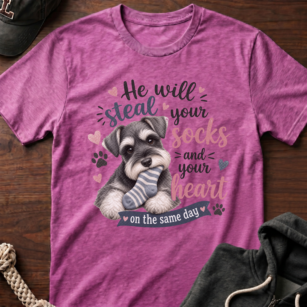 He will steal your socks T-Shirt