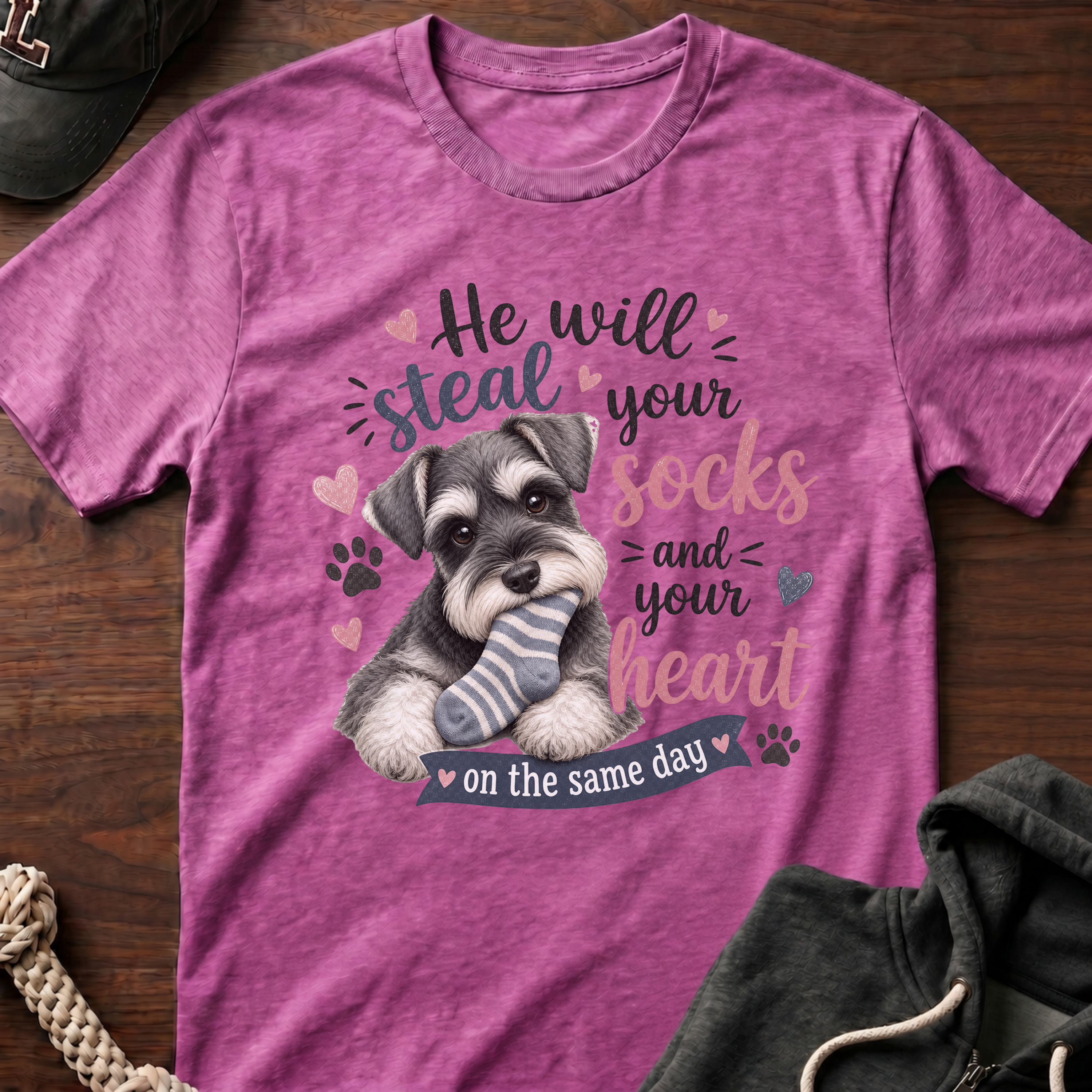 He will steal your socks T-Shirt