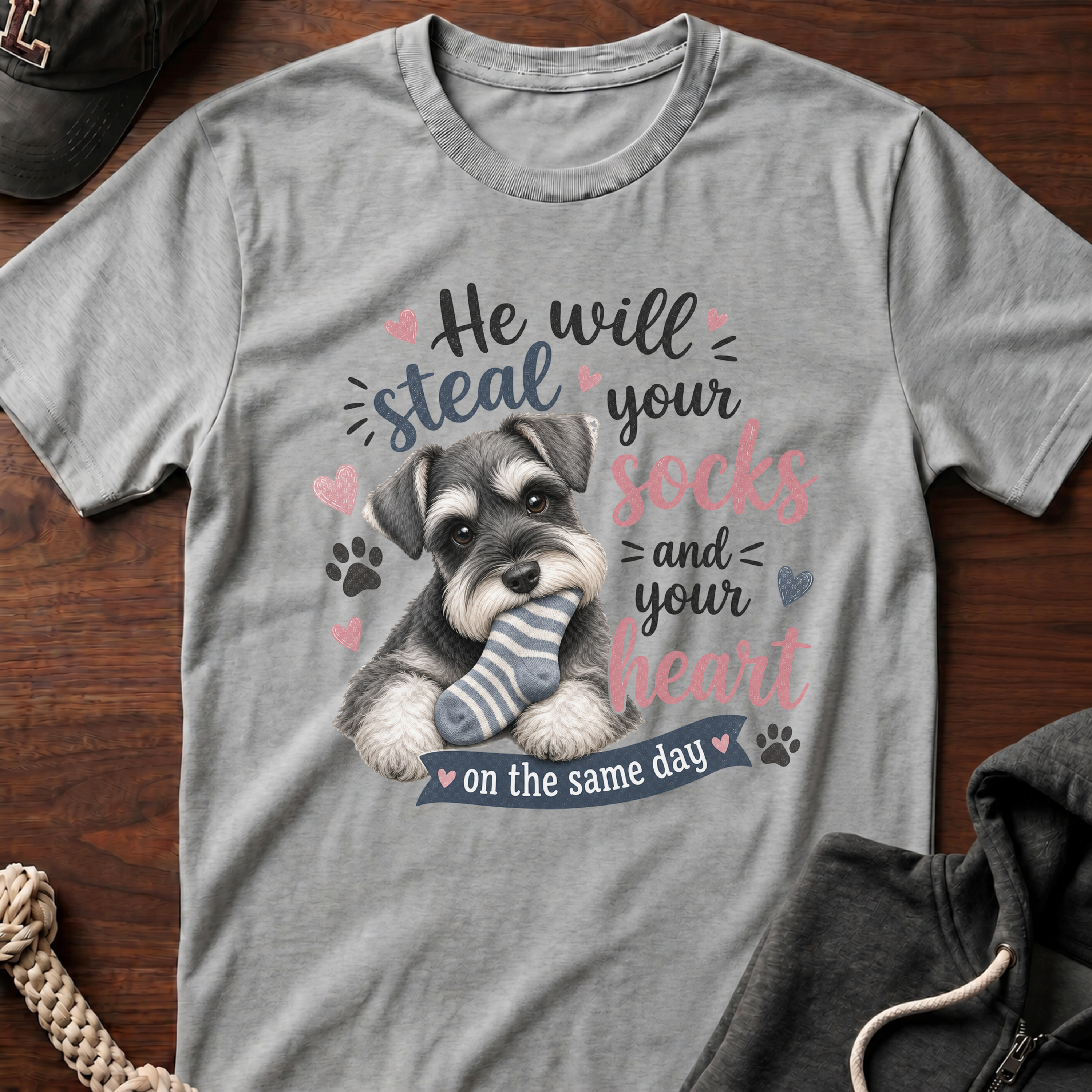 He will steal your socks T-Shirt