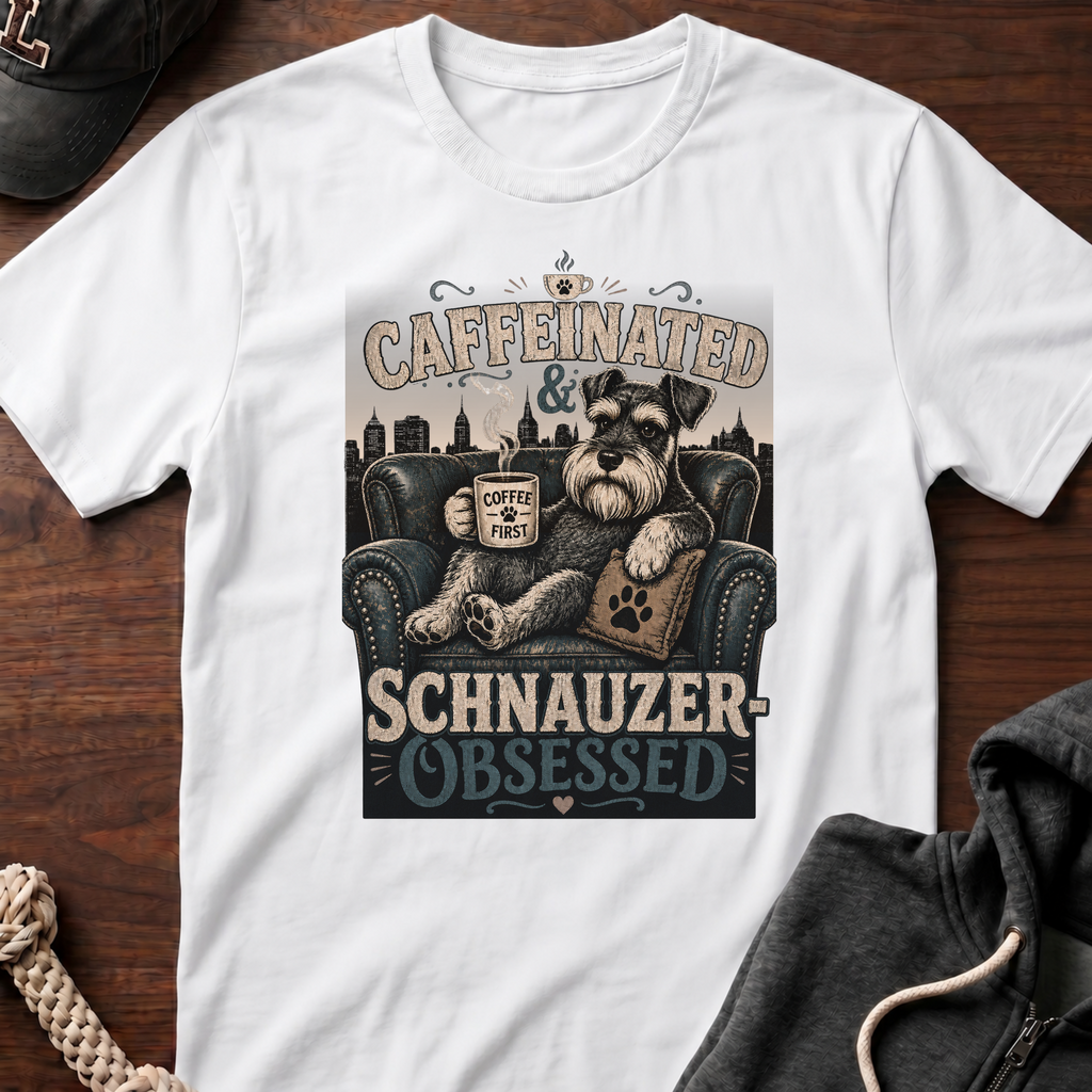 Caffeinated and Obsessed City T-Shirt