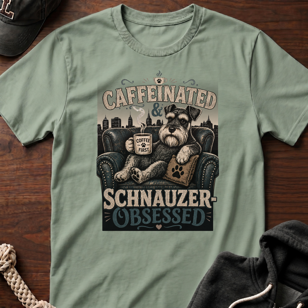Caffeinated and Obsessed City T-Shirt
