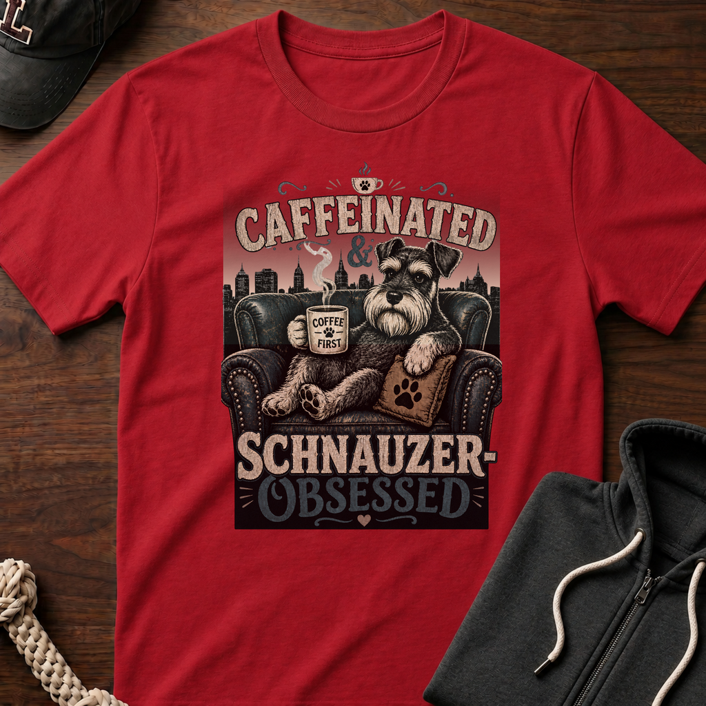 Caffeinated and Obsessed City T-Shirt