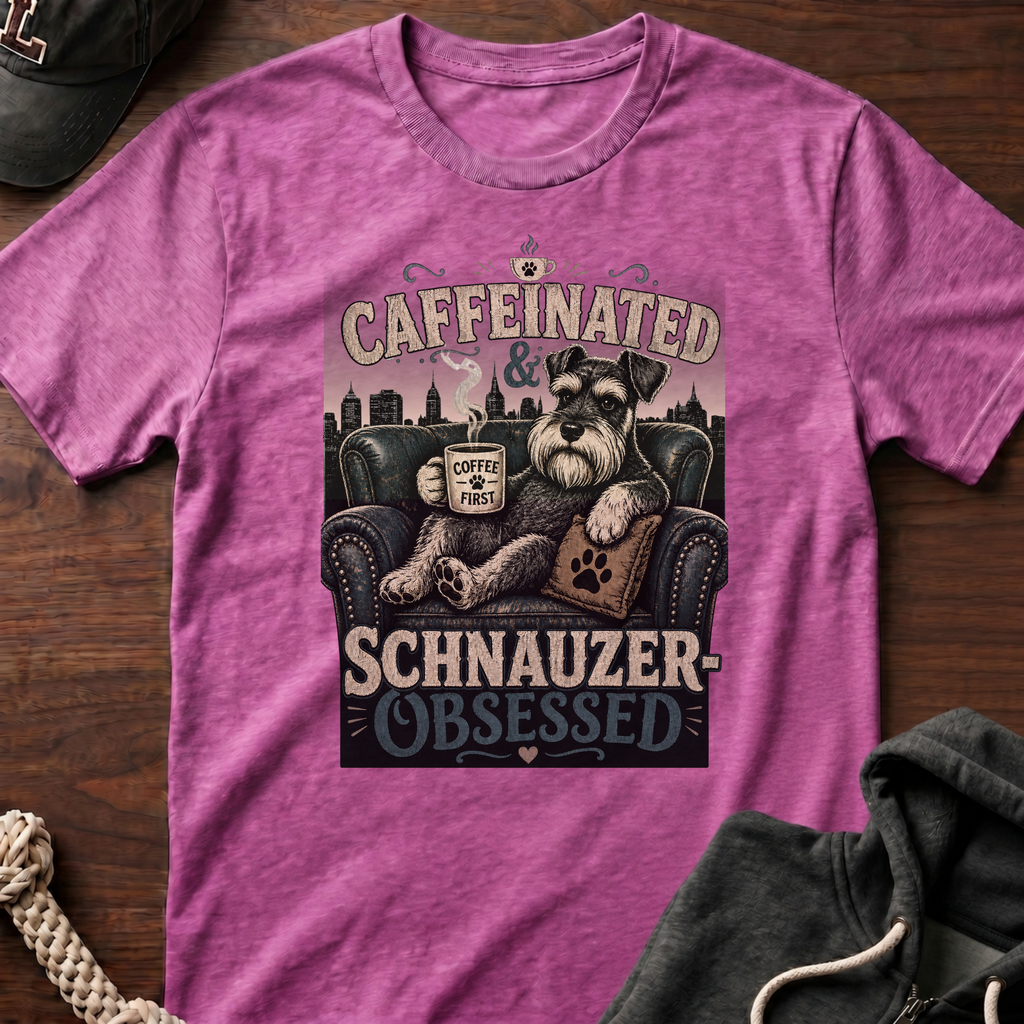 Caffeinated and Obsessed City T-Shirt